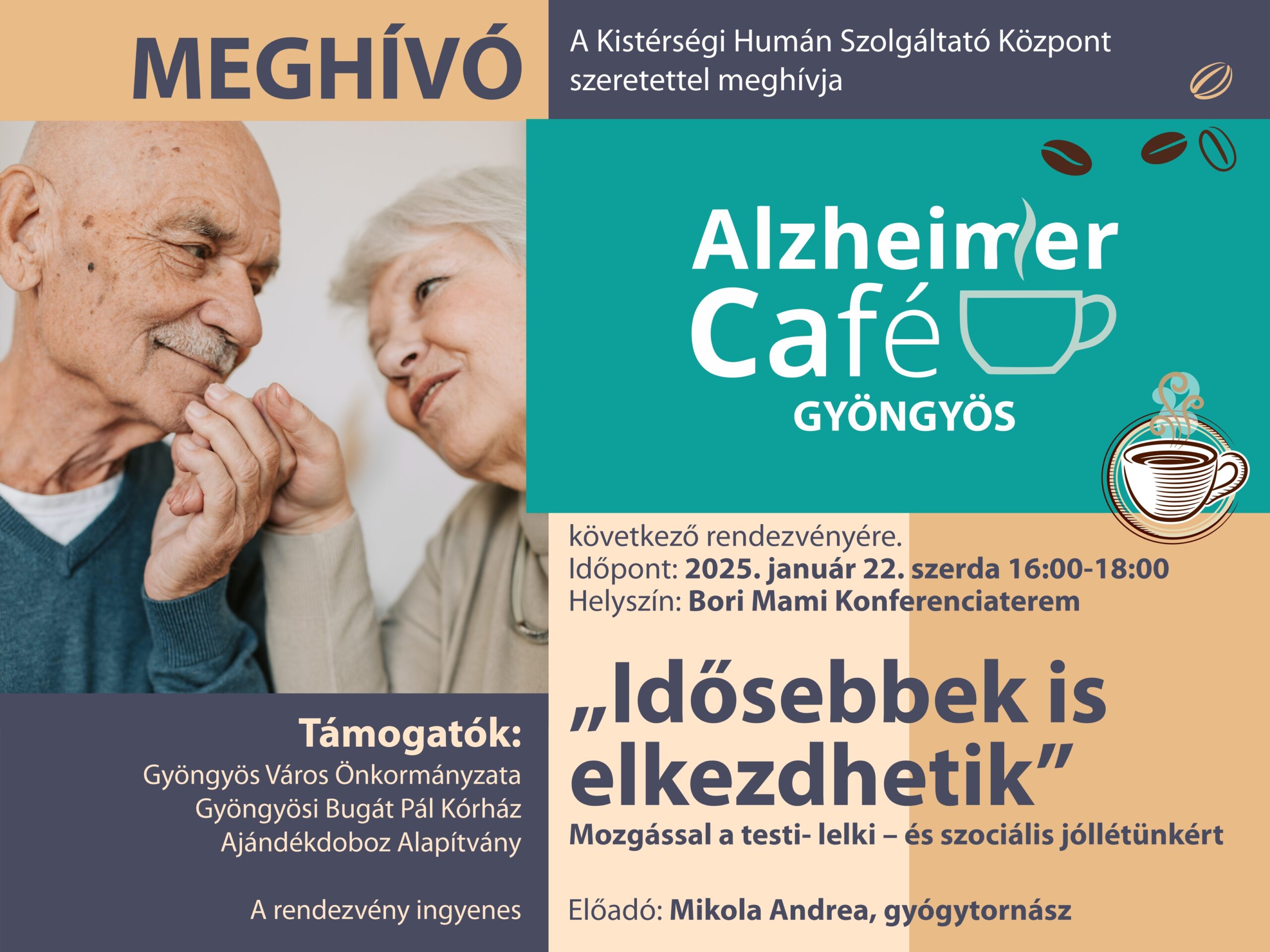 2025-ben is folytatódik az Alzheimer Café Gyöngyös